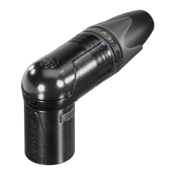 NEUTRIK NC FRX Series Assembly Instruction