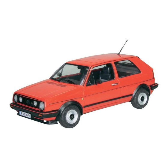 REVELL VW Golf GTI User Manual