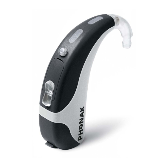 PHONAK NAIDA S IX SP USER MANUAL Pdf Download | ManualsLib