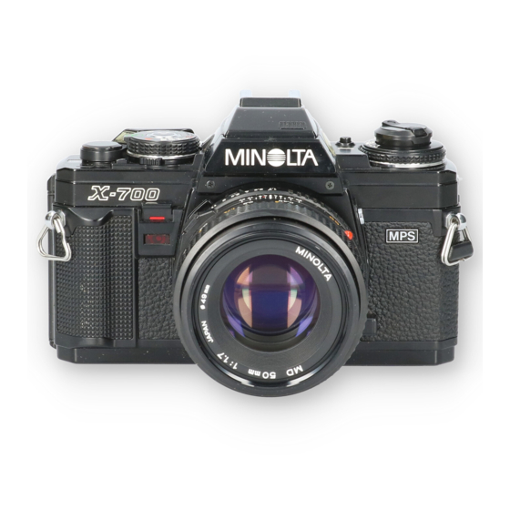 MINOLTA X-700 SERVICE MANUAL Pdf Download | ManualsLib