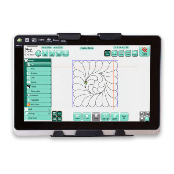 HANDI QUILTER PROSTITCHER QM300102 USER MANUAL Pdf Download ManualsLib