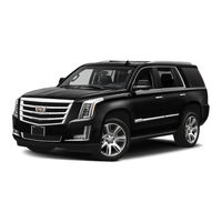 Cadillac Escalade 2016 Owner's Manual