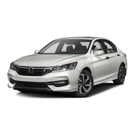 HONDA ACCORD 2016 OWNER'S MANUAL Pdf Download ManualsLib