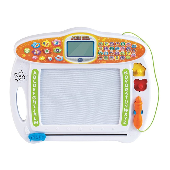 VTECH WRITE & LEARN CREATIVE CENTER USER MANUAL Pdf Download | ManualsLib