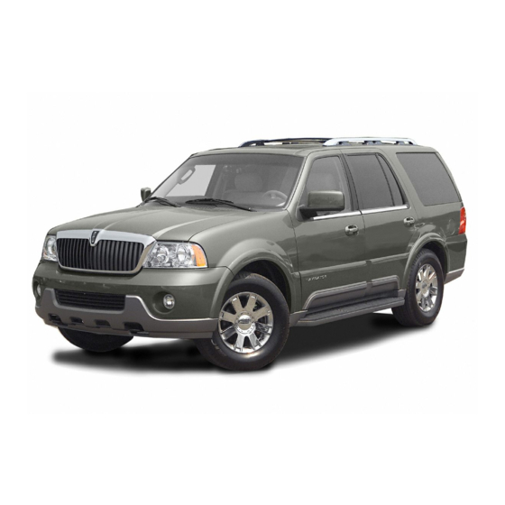 Lincoln Navigator 2004 Owner's Manual