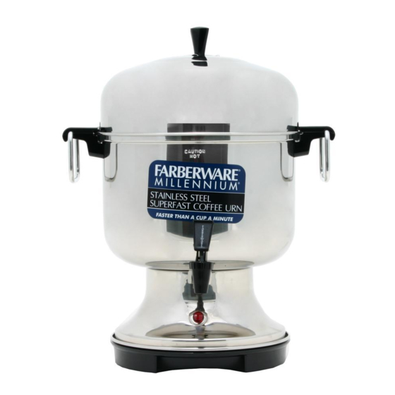 Farberware Millennium Stainless Steel 12-36 Cup Coffee Urn FSU236 Percolator  for sale online