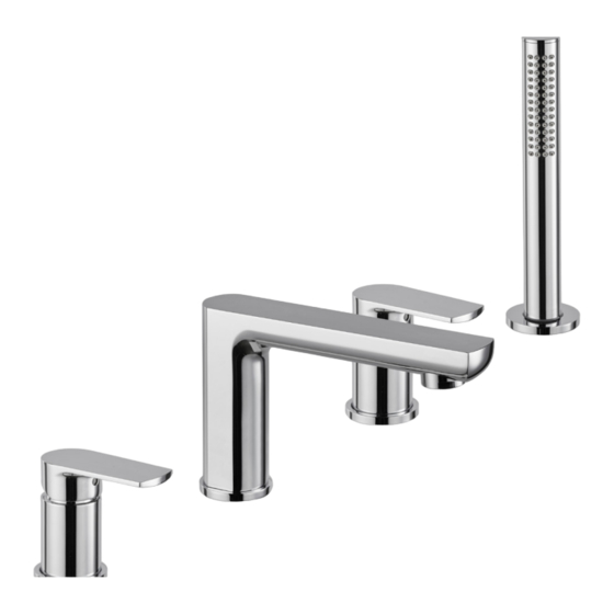newform HAKA 72082C Deck-mounted Mixer Manuals
