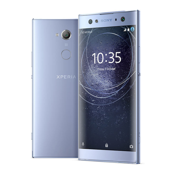 Sony Xperia XA2 Ultra Dual SIM User Manual
