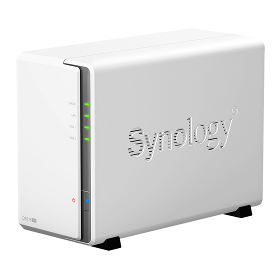 Synology DiskStation DS216se Quick Installation Manual