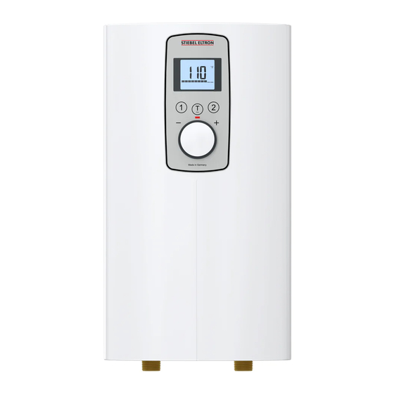 STIEBEL ELTRON DHC 3/3.5-1 Trend Manual