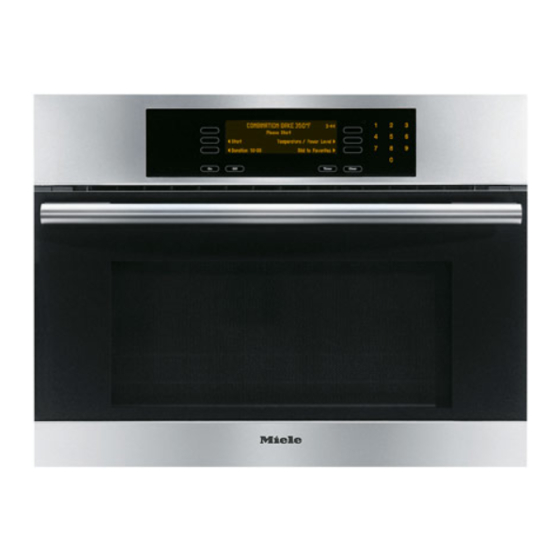 Miele H4080BMSS Operating And Installation Instructions