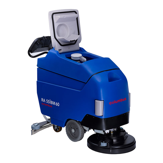 Columbus RA 55 BM 60 Operating Manual