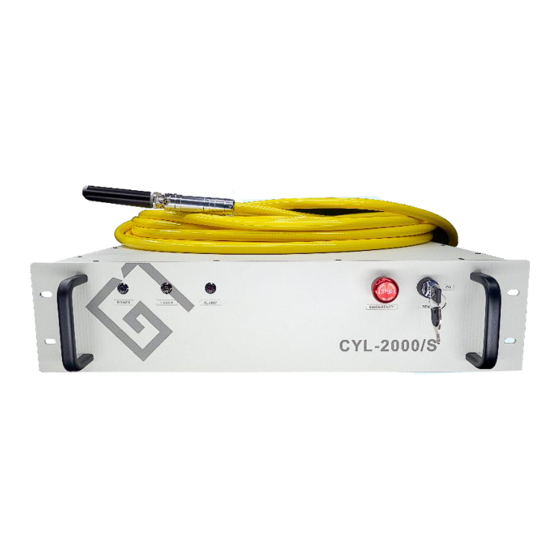 GT LASERS CYL-2000/S Fiber Laser Source Manuals
