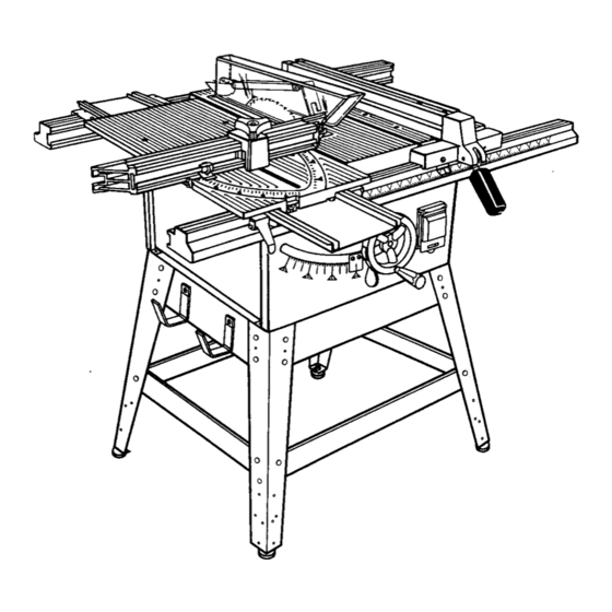 Craftsman 10 IN. TABLE SAW 315.22811 Manuals