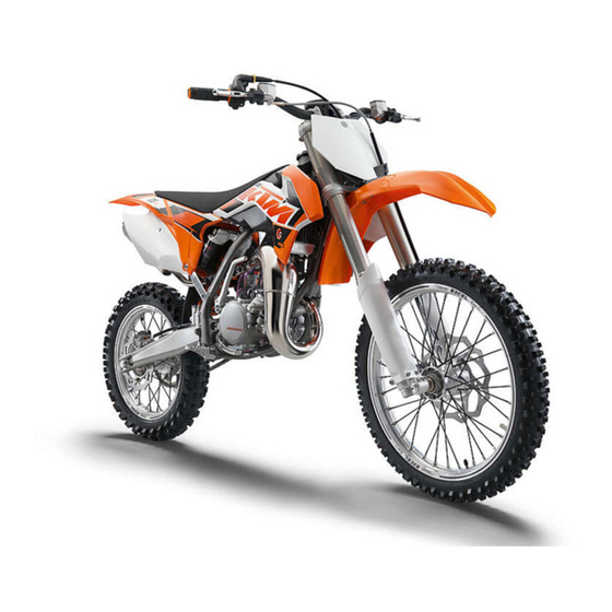 KTM 85 SX 14 Owner's Manual