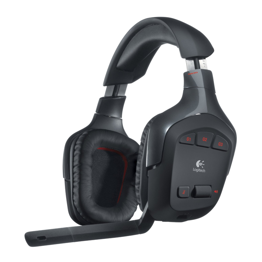 User manual Logitech G935 (English - 67 pages)