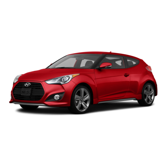 HYUNDAI VELOSTER 2013 QUICK REFERENCE MANUAL Pdf Download ManualsLib