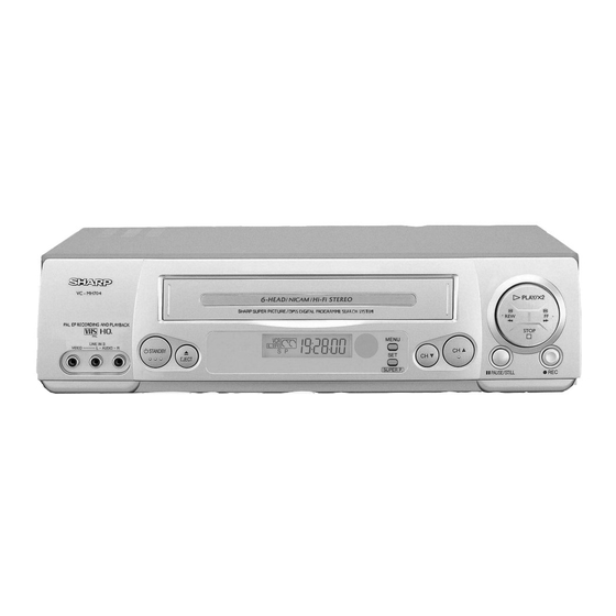 SHARP VC-MH714HM OPERATION MANUAL Pdf Download | ManualsLib