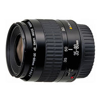 Canon EF 35-80mm f/4-5.6 III Lenses Manual