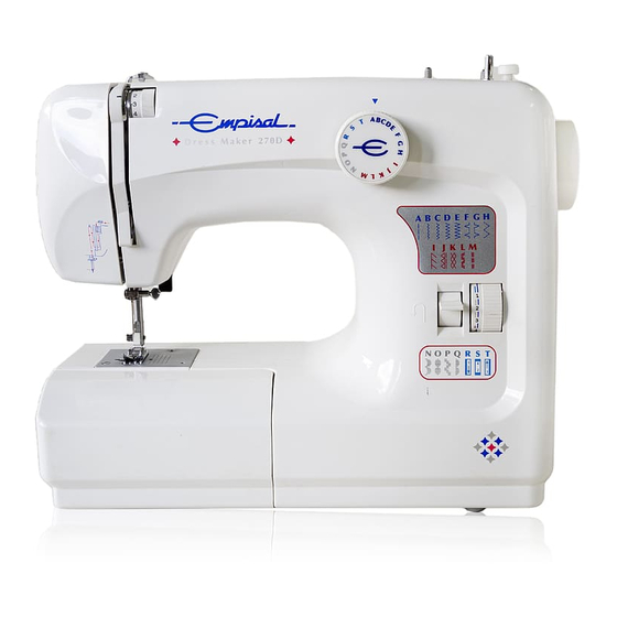 EMPISAL DRESS MAKER 270D INSTRUCTION MANUAL Pdf Download ManualsLib