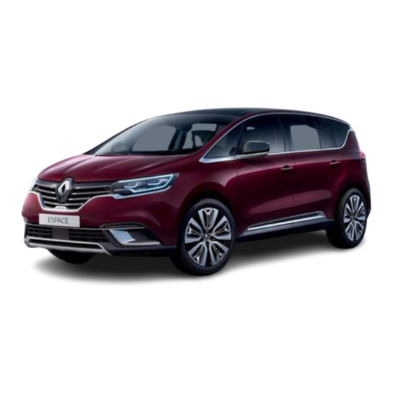 Renault Espace Driver's Handbook Manual