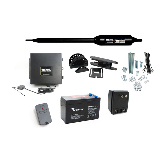GTO ACCESS SYSTEMS 4000XLS INSTALLATION MANUAL Pdf Download ManualsLib