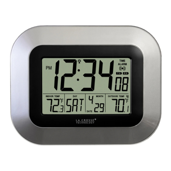 La Crosse Technology W88723 Color Alarm Clock With Temperature & Humidity for sale online 