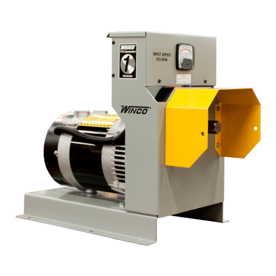 Winco W10PTOS/A Installation And Operator's Manual