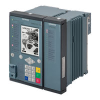 Siemens 6MD86 Technical Data Manual