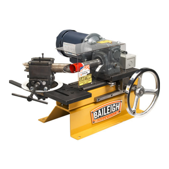 Baileigh HARE&FORBES TN-300 Tube Notcher Manuals