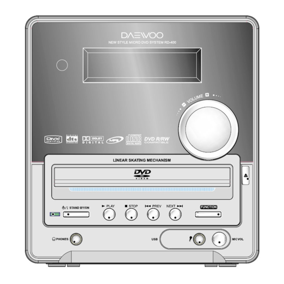 Daewoo RD-400 Series Manuals