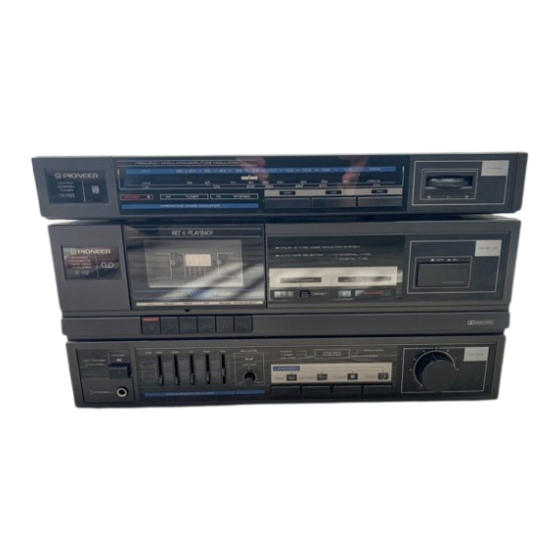 Pioneer DC-110Z Operating Instructions Manual