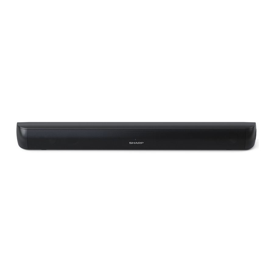 Sharp HT-SB107 - Soundbar Manual