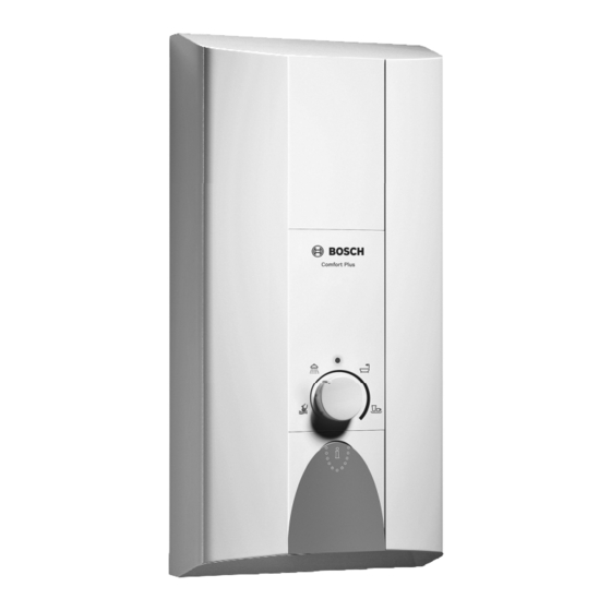Bosch TR7000 15 DESOB Installation Instructions Manual
