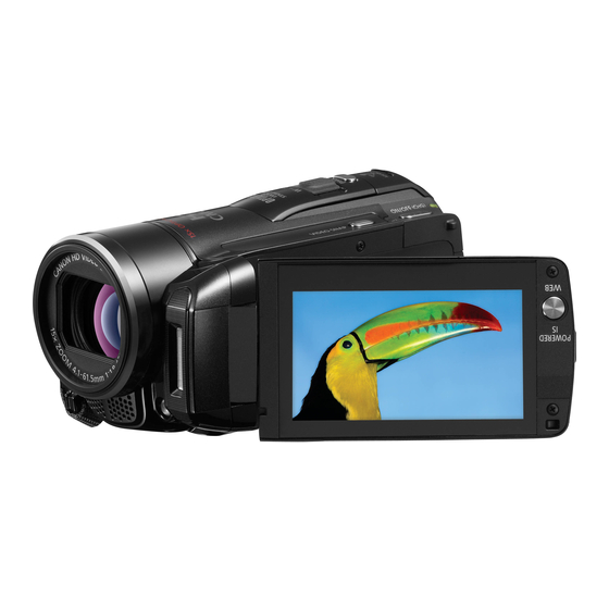 User Manuals: Canon VIXIA HF M32 Full HD Camcorder