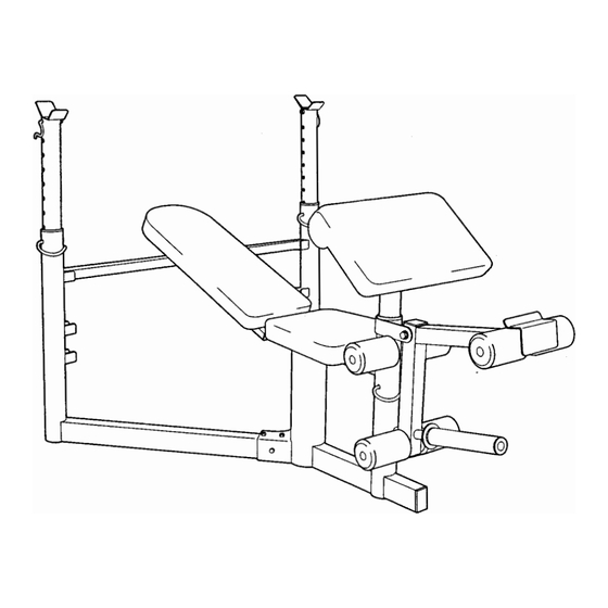 Image Fitness 3.01995 Bench Manual