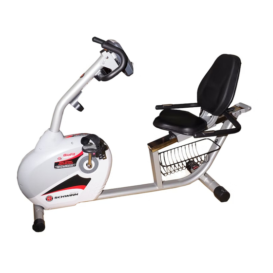 Schwinn 240 recumbent bike on sale parts