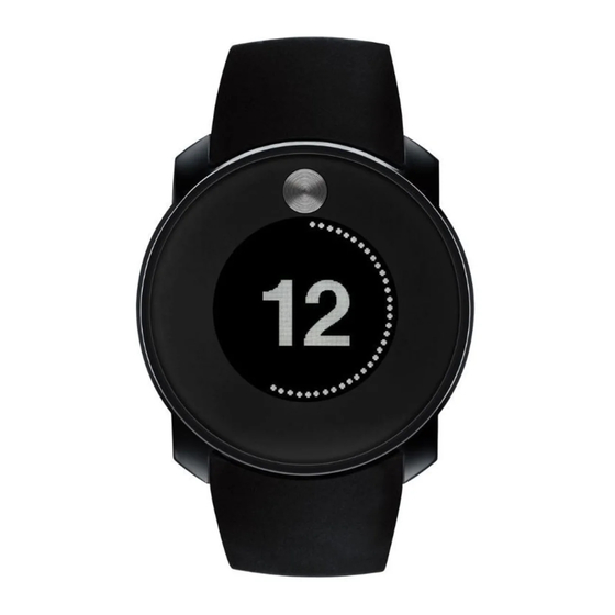 Movado bold on sale touch screen instructions