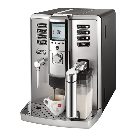 GAGGIA ACCADEMIA SERVICE MANUAL Pdf 