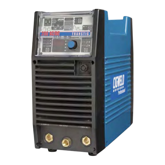 CIGWELD TRANSTIG 200 AC/DC SERVICE MANUAL Pdf Download | ManualsLib