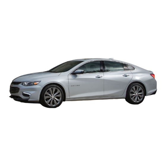 Chevrolet Malibu 2016 Reference Manual