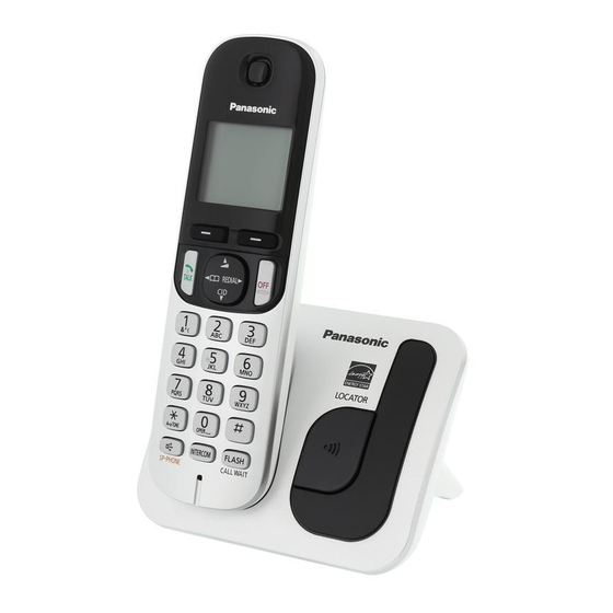 Panasonic Expandable Cordless Phone KX-TGC212S DECT 6.0-2 Handsets Black/Silver 