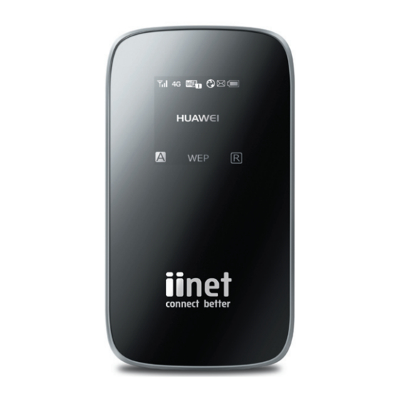 iiNet MobiiHotspot 4G Quick Installation Manual