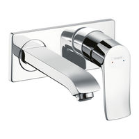 Hans Grohe Metris Classic 31000 Series Instructions For Use/Assembly Instructions