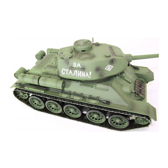 XciteRC T-34/85 Standard M 1:16 Toy Manuals