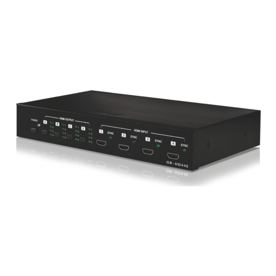 CYP OR-HD44E Operation Manual