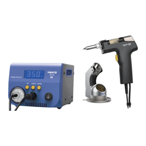Hakko Electronics FR-410 Quick Start Manual