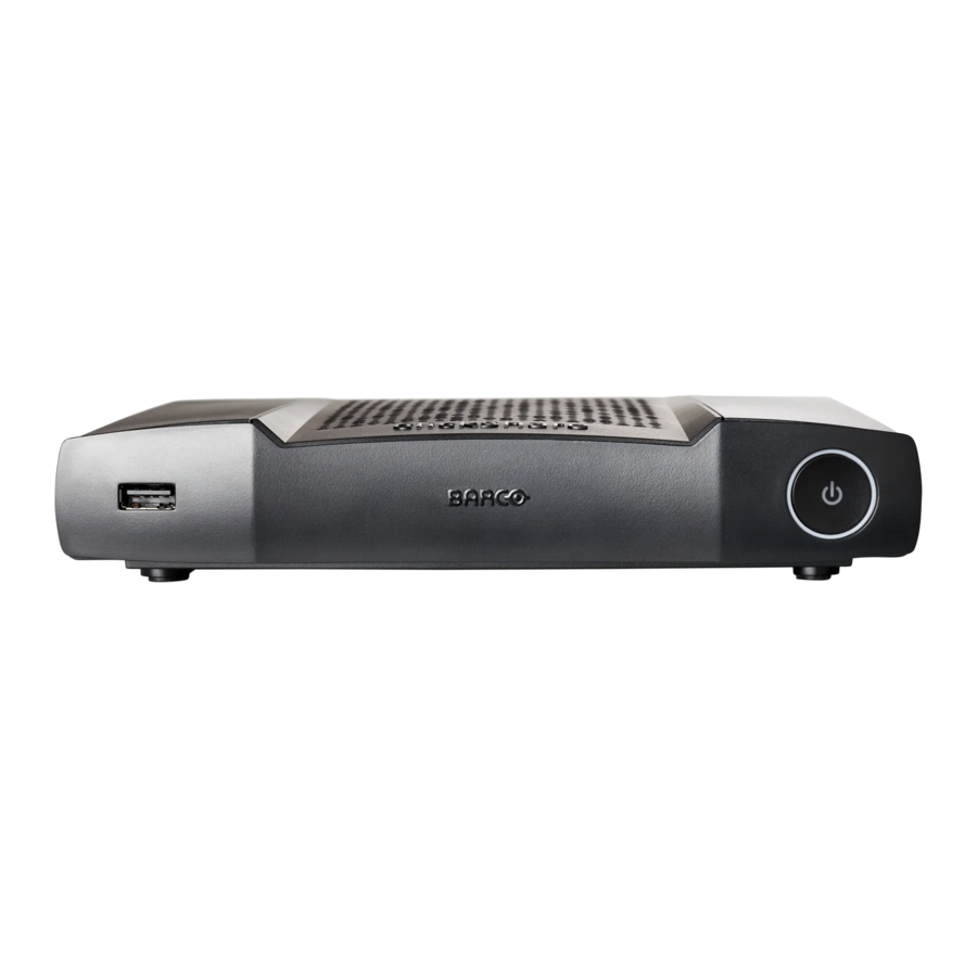 Barco CX-50, C 5010S, R9861600D01C Manual