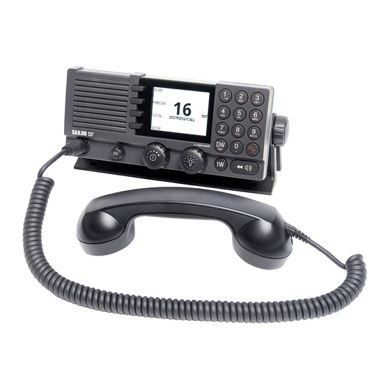 User Manuals: COBHAM SAILOR 6248 VHF Fixed Radio