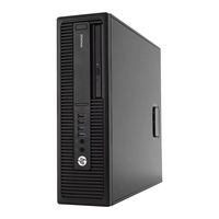 Hp EliteDesk 800 G2 Desktop Mini Maintenance And Service Manual